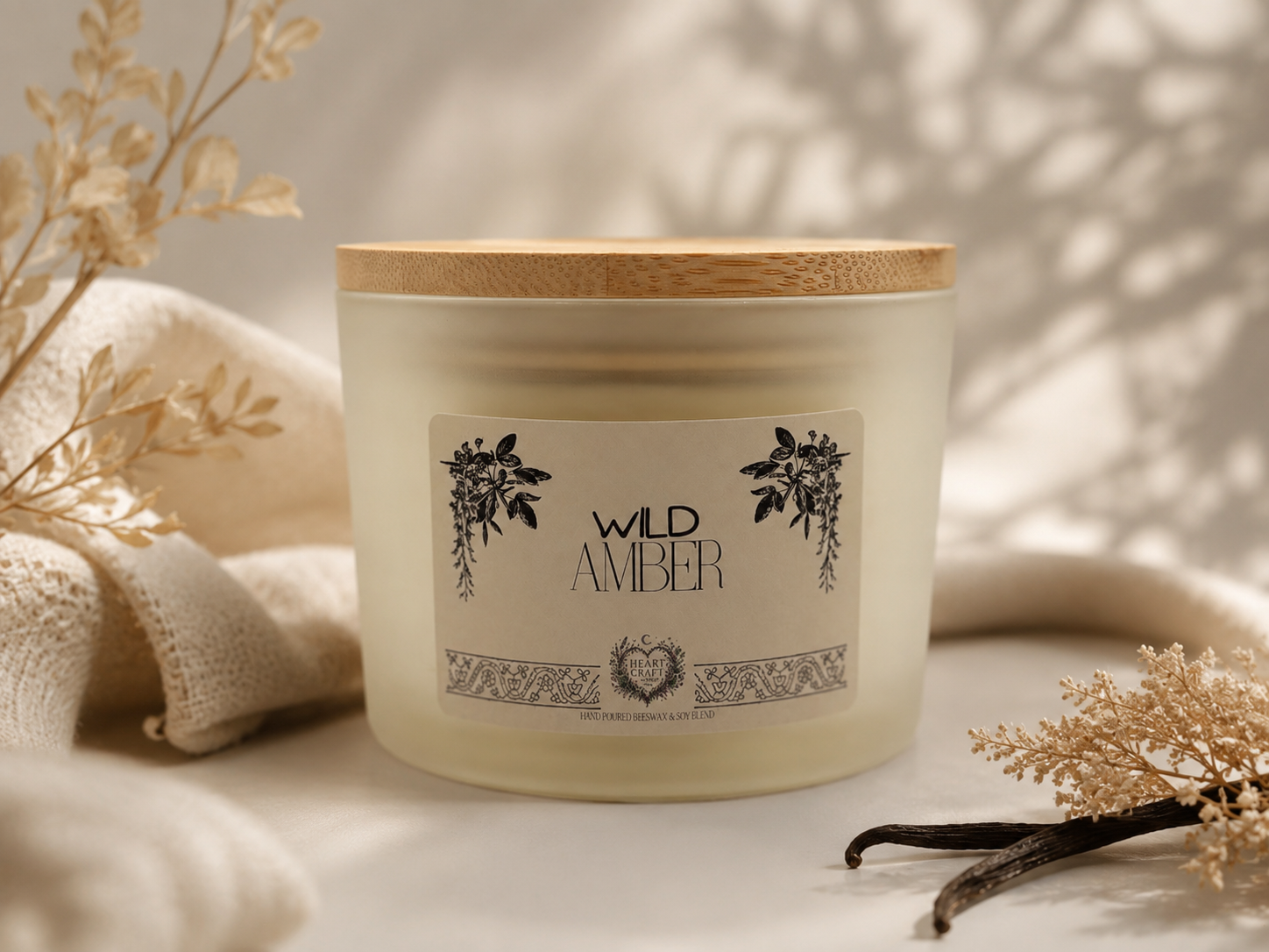 Wild Amber 16oz Luxury Candle